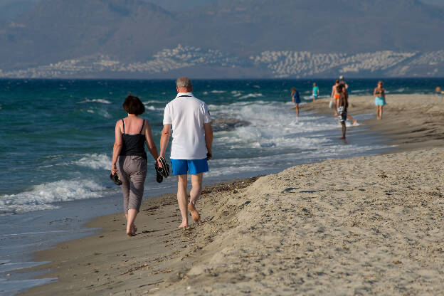 Spaziergang am Strand