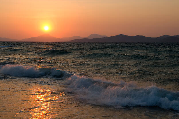 Abends am Strand